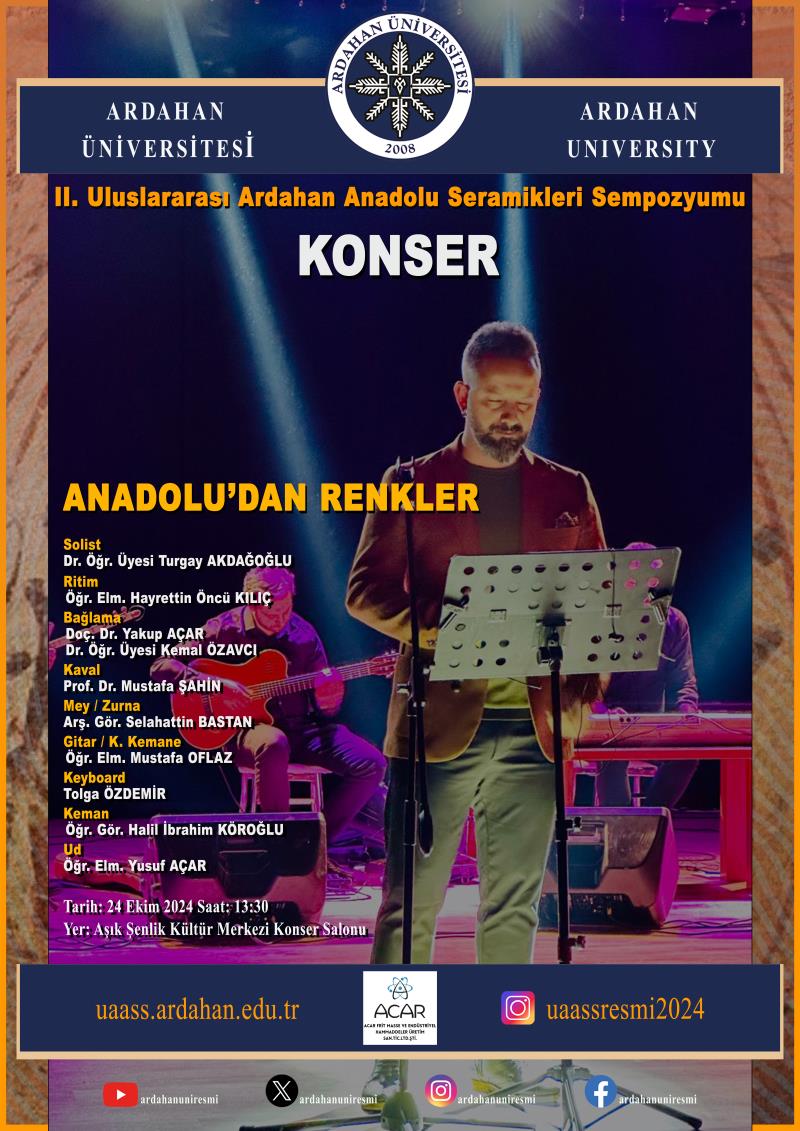 Konser "Anadolu'dan Renkler"